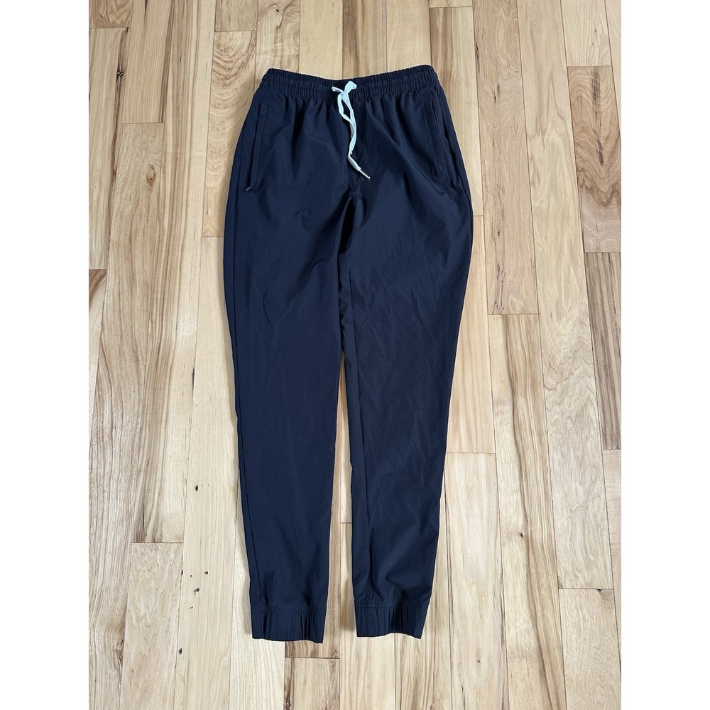 Cove USA Jogger Pants Men's Small Black Performance Stretch Tapered Athleisure
